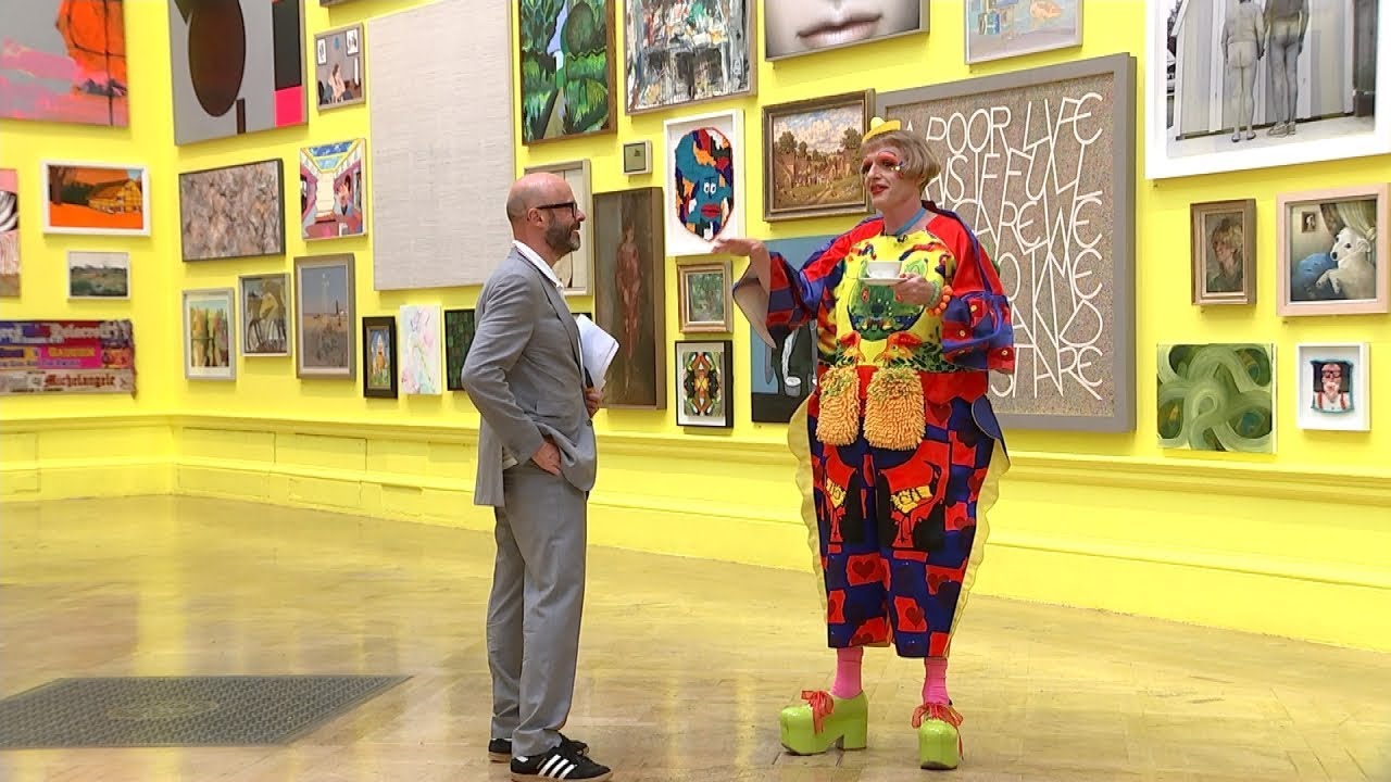 When Harry Hill met Grayson Perry at the Royal Academy of Arts 250th Summer Exhibition | ITV News