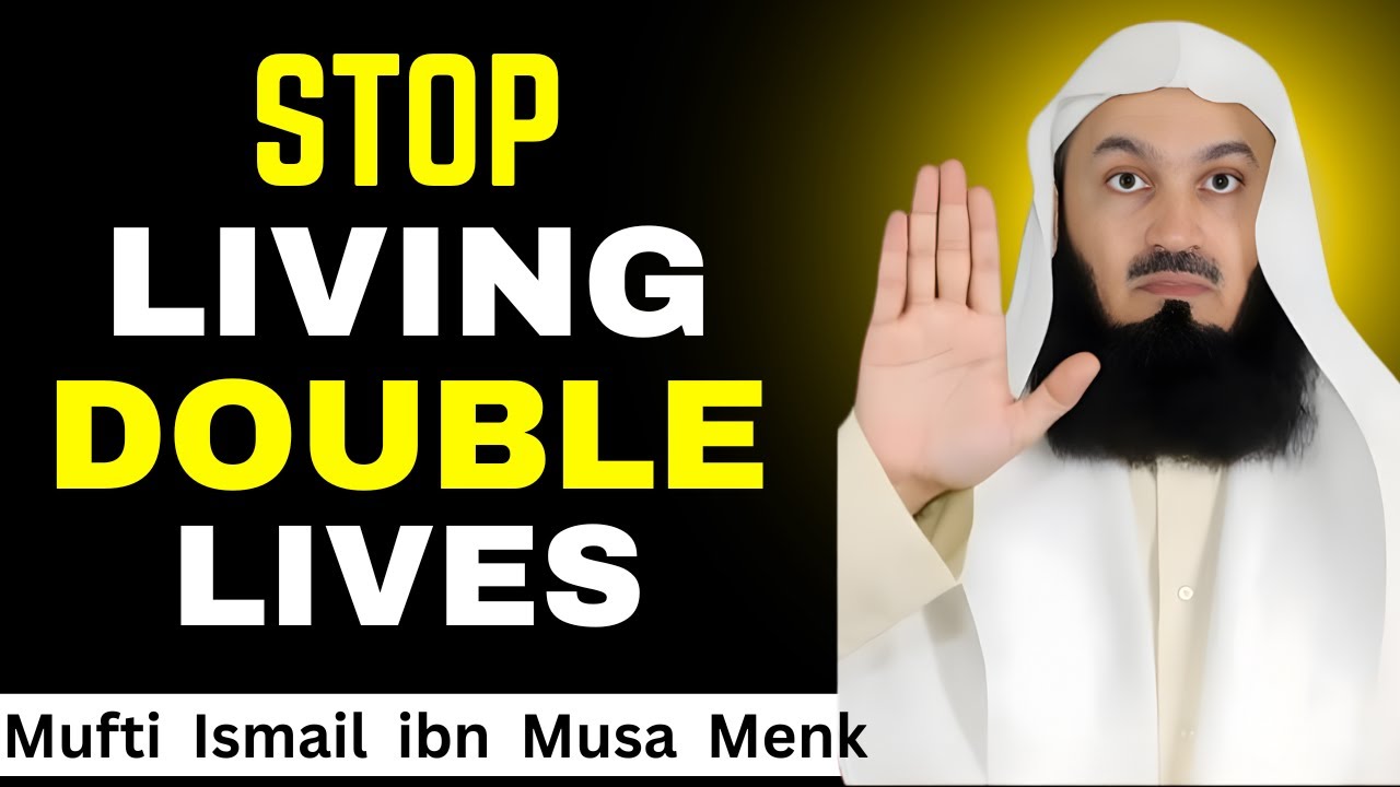 Muslims Should not Live Double Lives - Mufti Menk islamic motivational speech