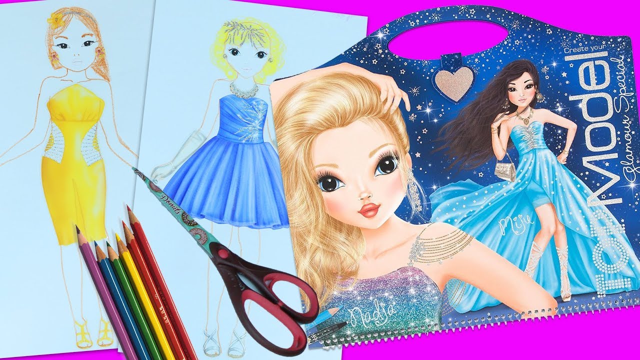 Top Model Kıyafet Tasarım Seti | Top Model Outfit Design Set