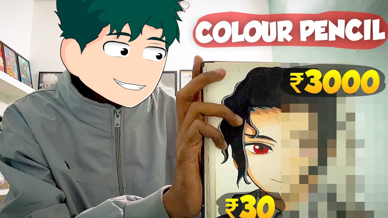 ₹30 VS ₹3000 Pencil Colours | Doms Vs Woomer