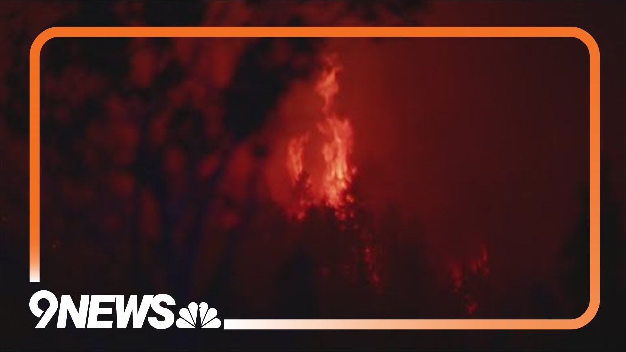 Nearly 600 homes evacuated due to wildfire near Deer Creek Canyon