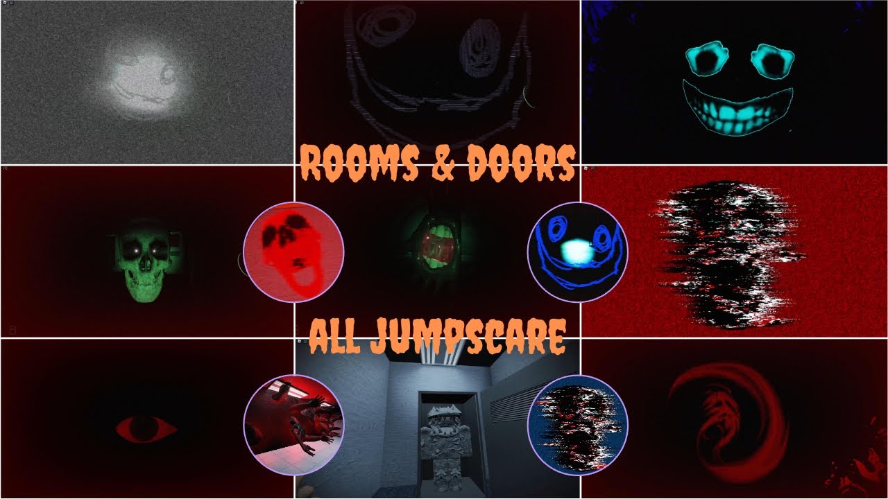 Rooms & Doors all jumpscare (Old Version) #roblox