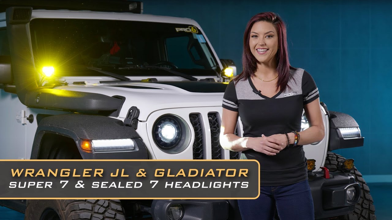 Самые яркие фары для Jeep JL и JT | Morimoto Sealed7 и Super7