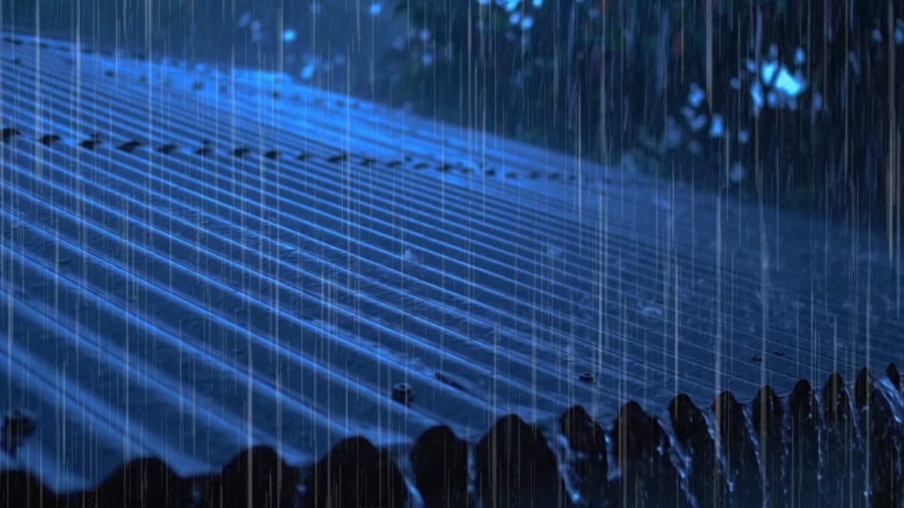 🔴 HEAVY RAIN ON ROOF 🌧️ Rain Sounds for Sleeping Fast and Stress Relief