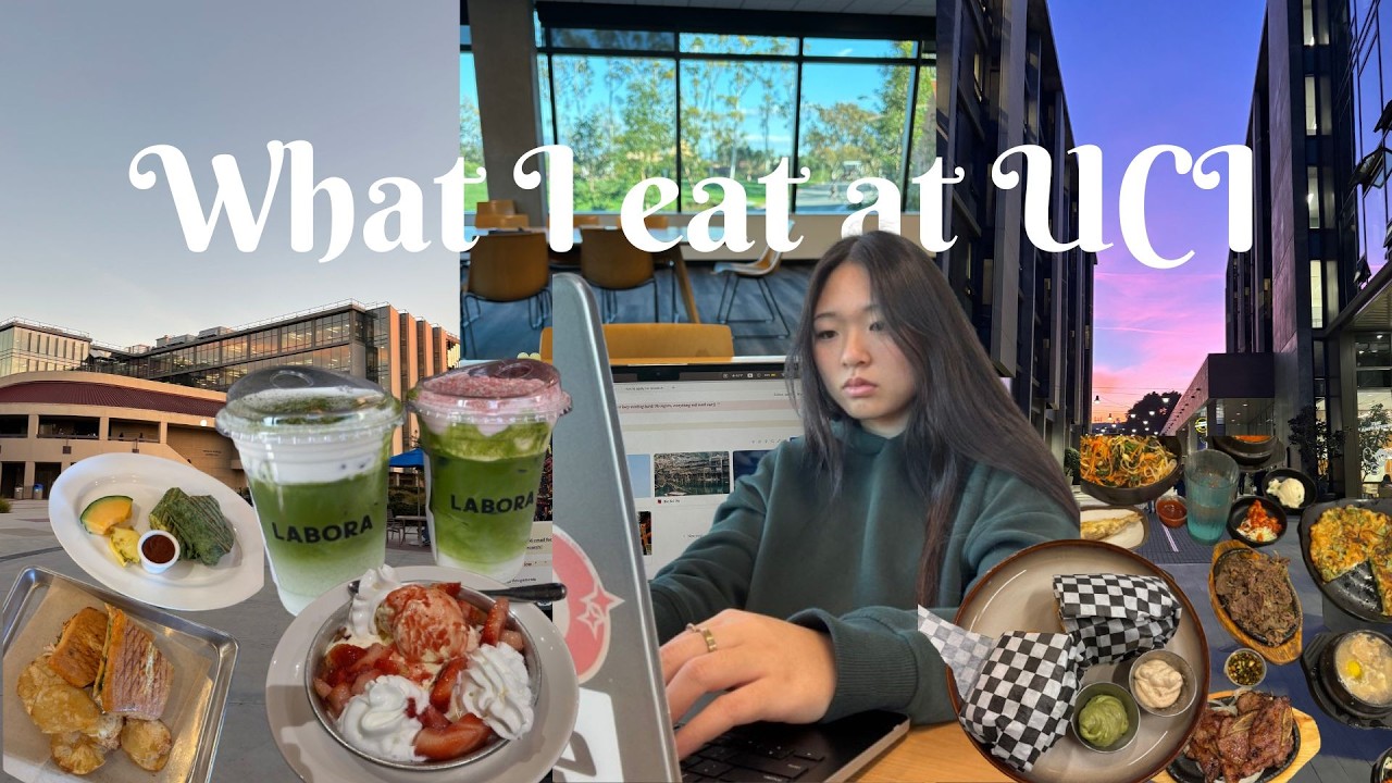 what I eat at uci!😋🍜🥙| food vlog