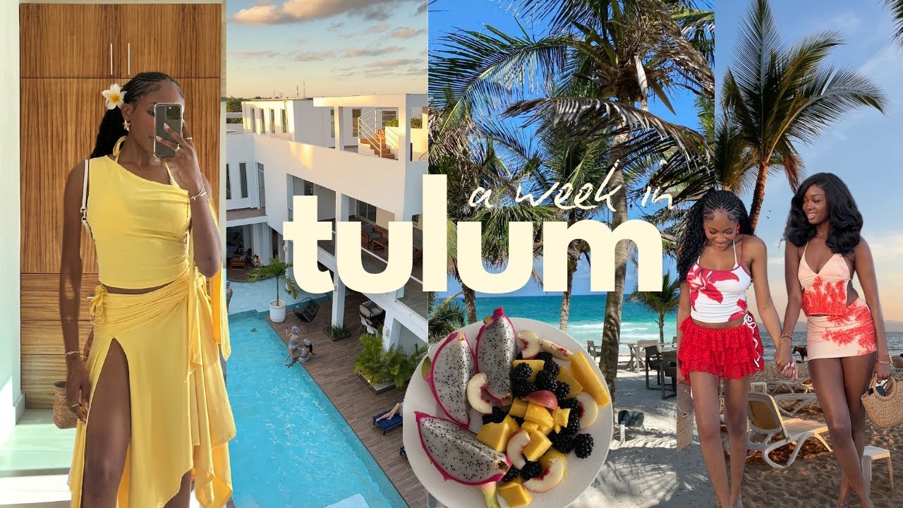 TULUM TRAVEL VLOG with friends | Luxury villa, Cenotes, Nightlife & More♡