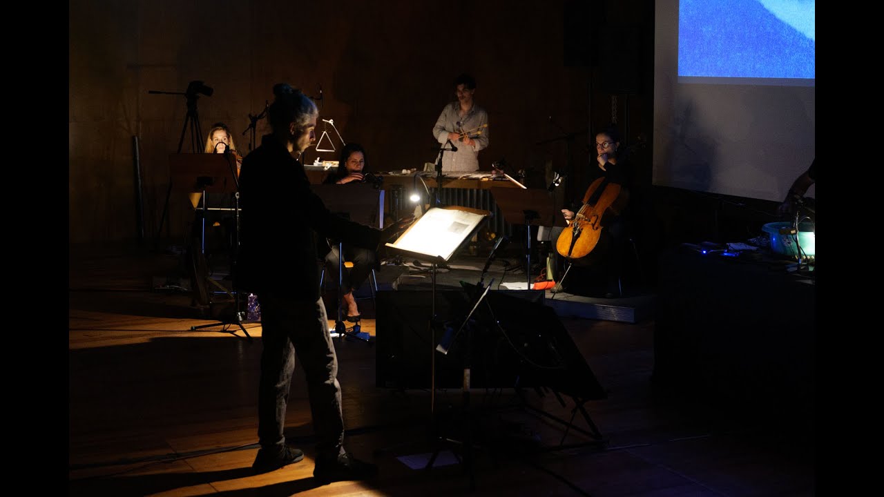 Rossano Snel and Supernova Ensemble performing Leticia Ramos's films . Escola das Artes - Porto 2024