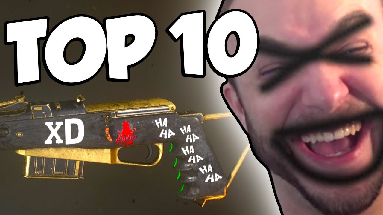 TOP 10 PAINT JOBS! (Call of Duty WW2 Paint Shop)