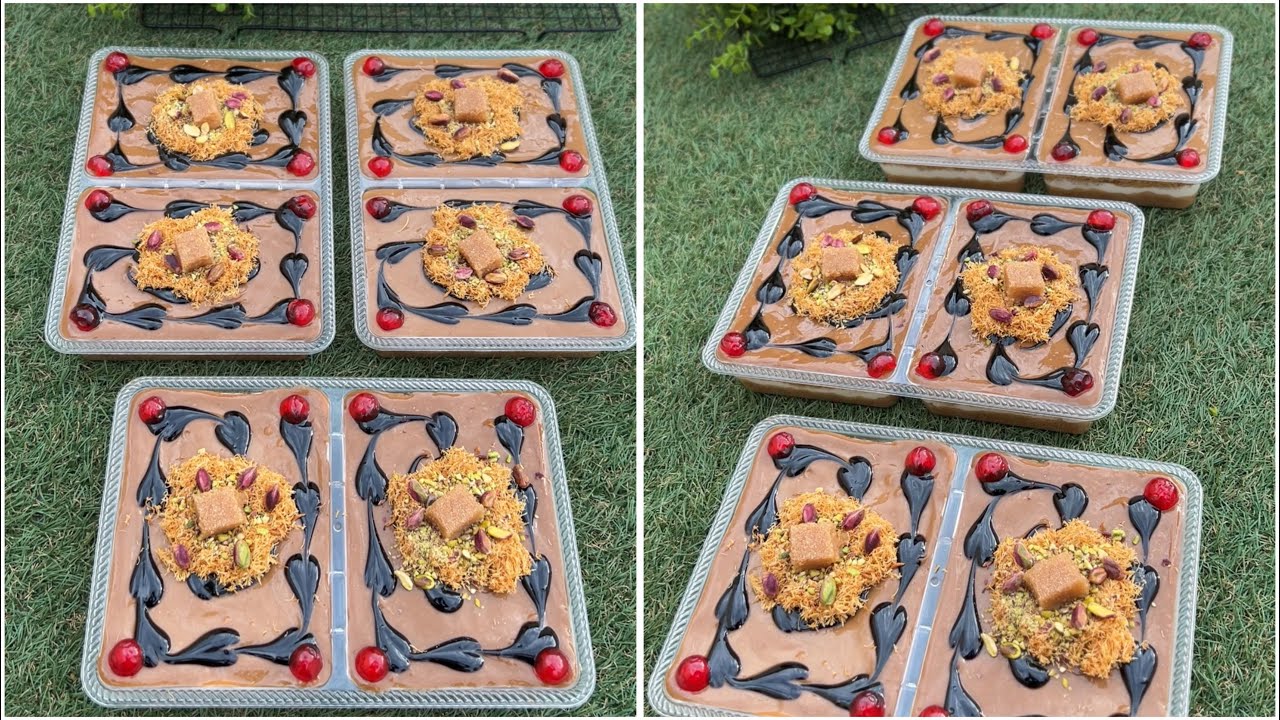 المدلعه ب اسهل الطرق💫😋طبقات من اللذاذه بجد واخف من المحلات ب كتير 😋 #حلويات_رمضان