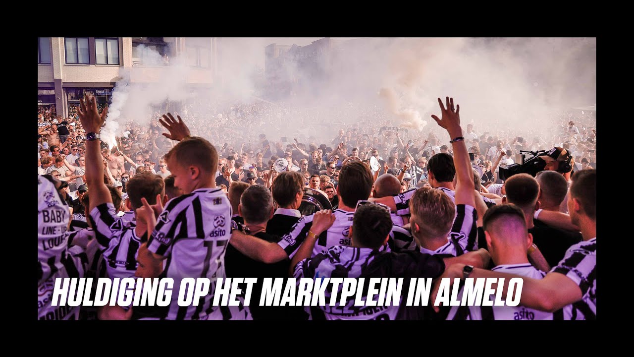 Huldiging op het Marktplein in Almelo | 21-05-2023 | #WijZijnKampioen