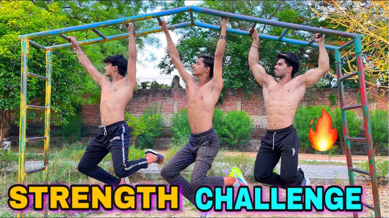 STRENGTH FITNESS CHALLENGE💪🏻| KISKI HAI SPEED OR POWER?🔥 BADRI FITNESS
