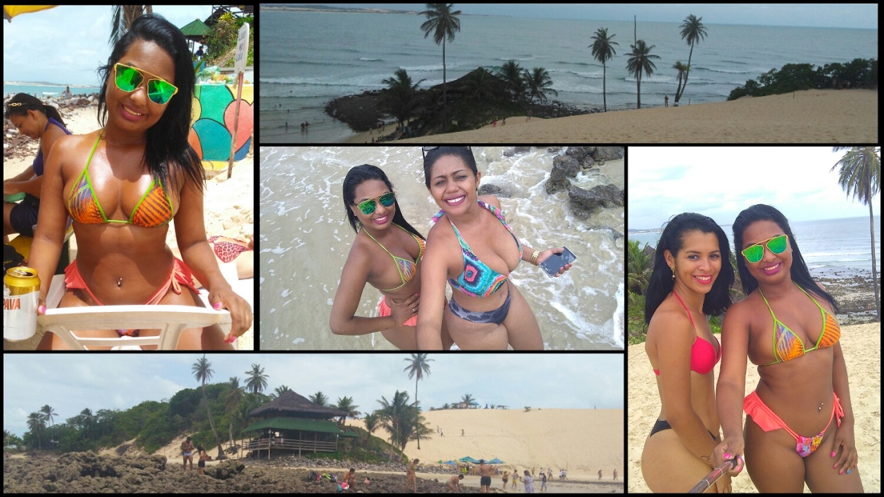 Domingo na praia de Genipabu - RN (com a família)🌴🏖