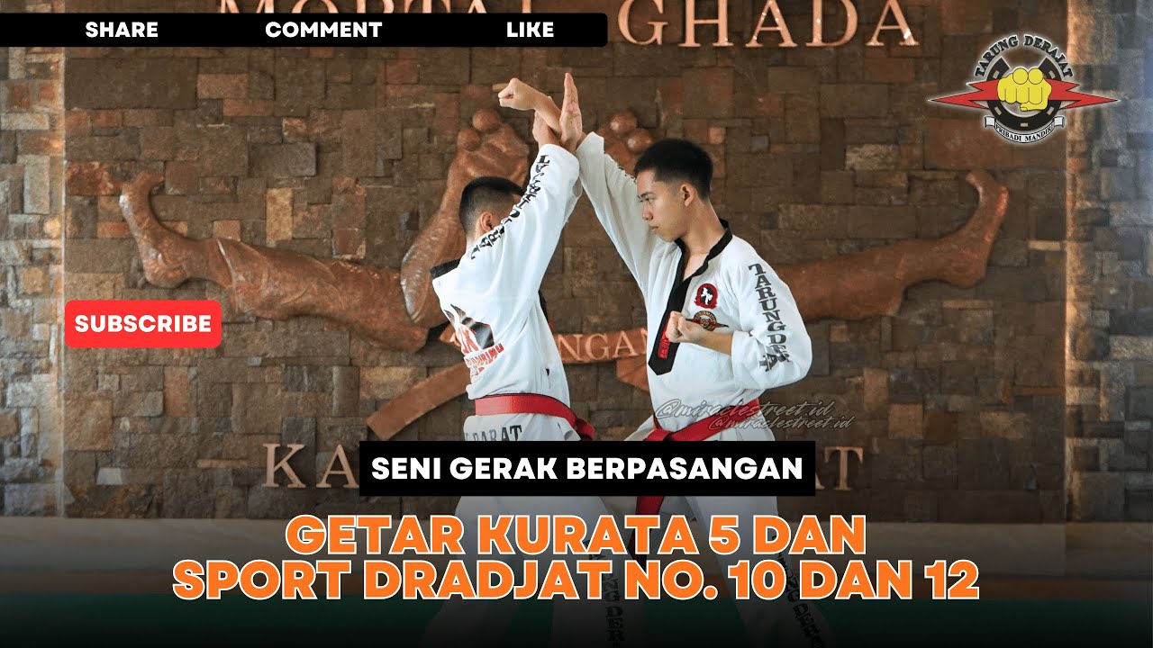 SENI GERAK BERPASANGAN GETAR KURATA 5 DAN SPORT DRADJAT NO. 10 DAN 12