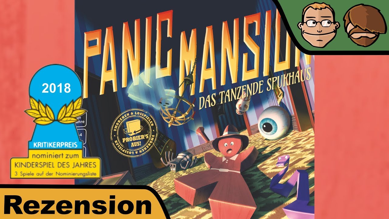 Panic Mansion (nominiert zum Kinderspiel des Jahres 2018) - Brettspiel - Review