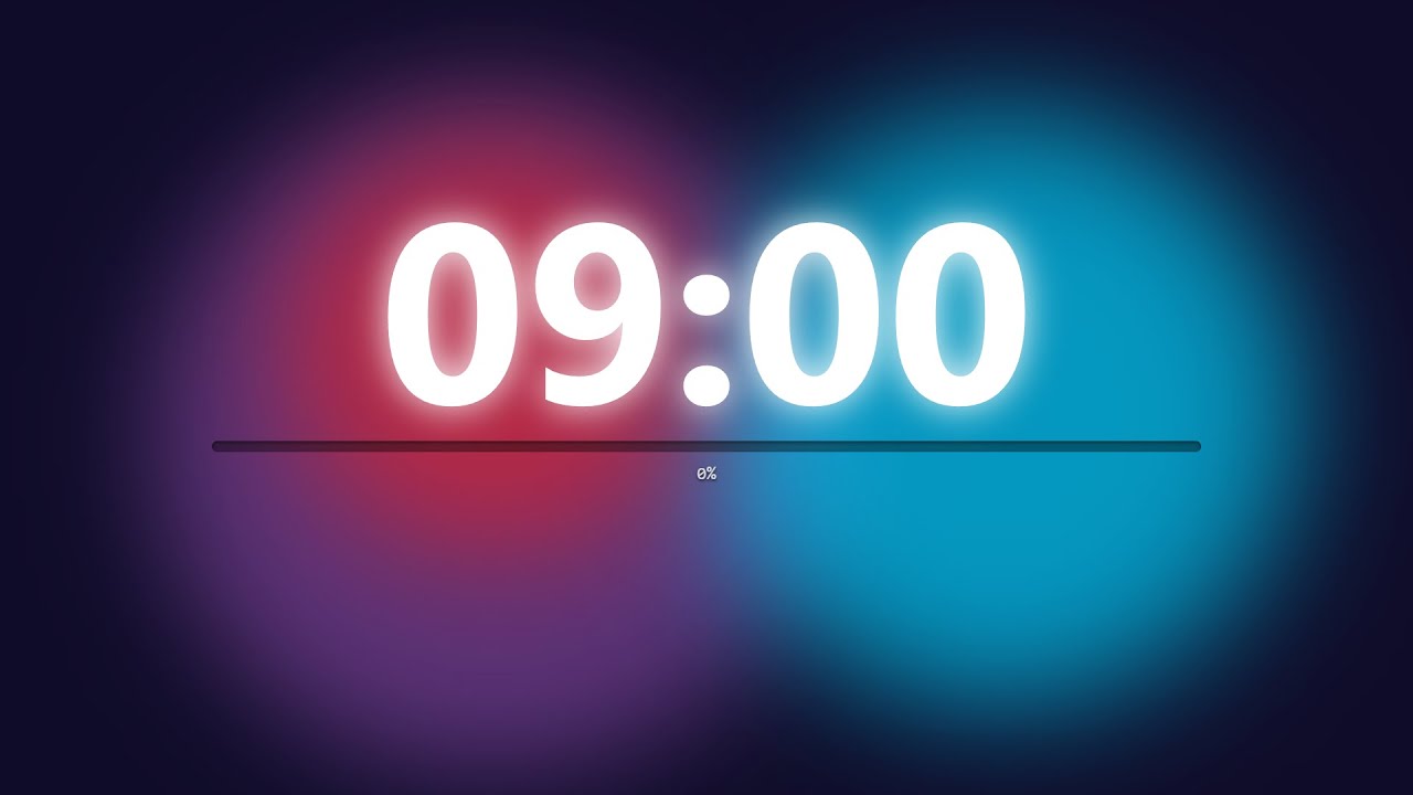 9 Minute Timer - Ambient Lava Lamp