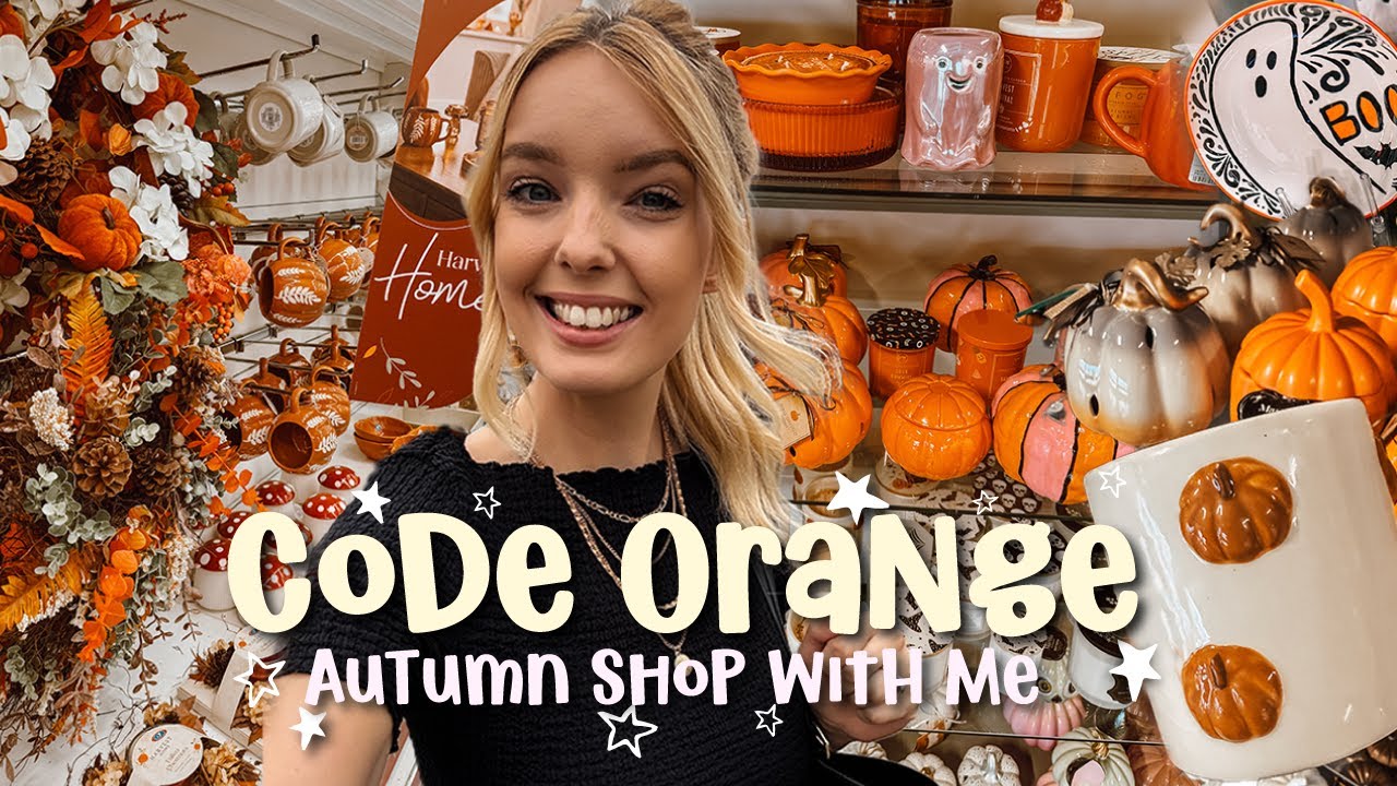 CODE ORANGE UK AUTUMN AND HALLOWEEN SHOP WITH ME 2025 | HOMEBARGAINS, NEXT HOME, B&M, TKMAXX | COSY