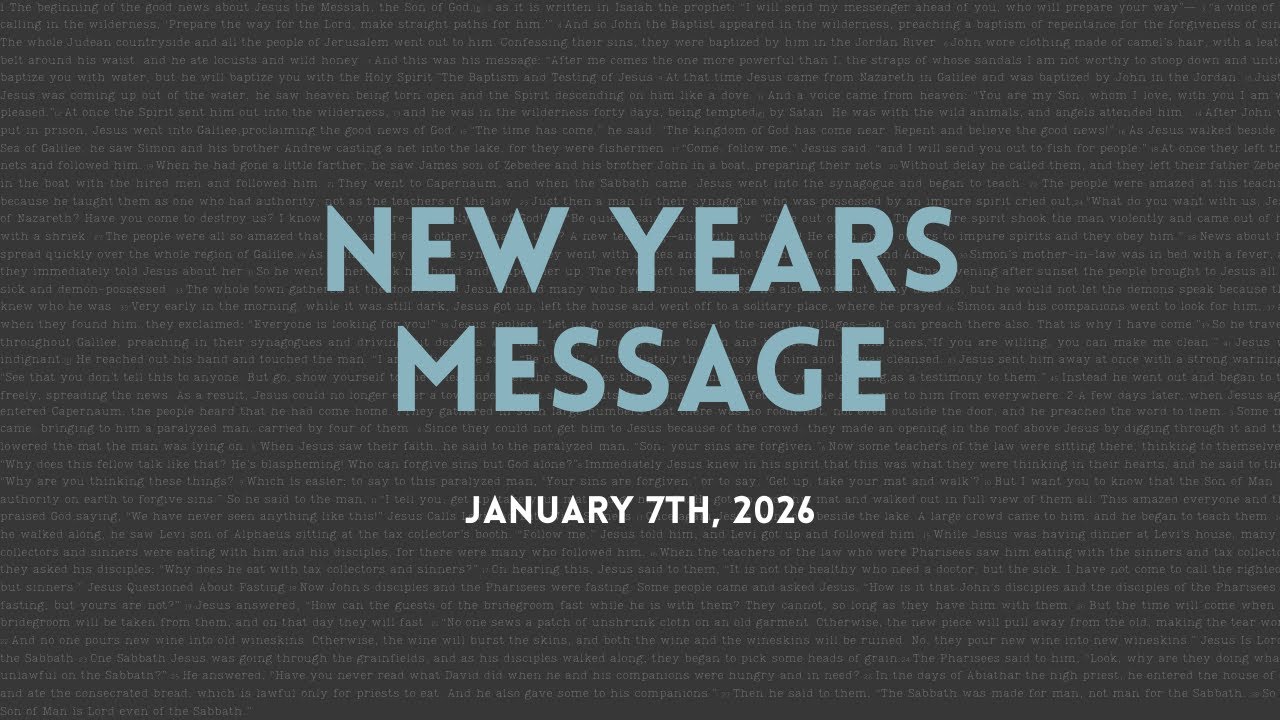 New Years Message | Diego Caban