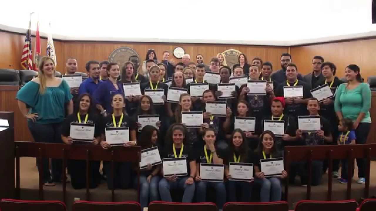 Hialeah Sr. High Thoroughbred Marching Band Recognized