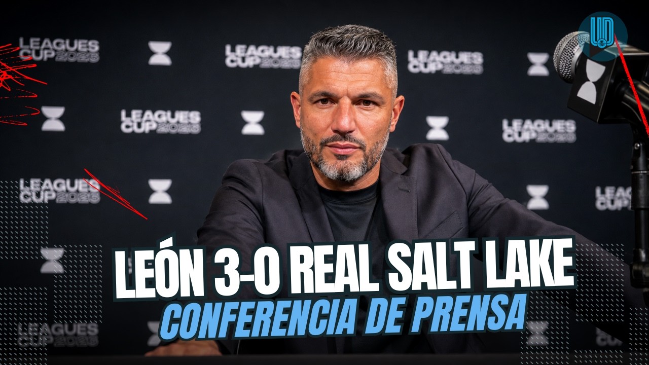 Javier Gandolfi I Le&oacute;n 3-0 Real Salt Lake I 2026 Leagues Cup I Press Conference