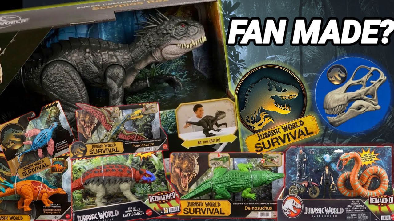 Jurassic World Survival Fan Made Toyline!!