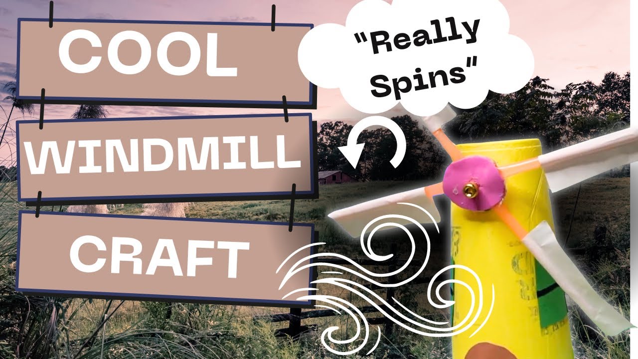Cool Windmill Craft | IT REALLY SPINS| Activity Author & @LaceyBoucherBooks