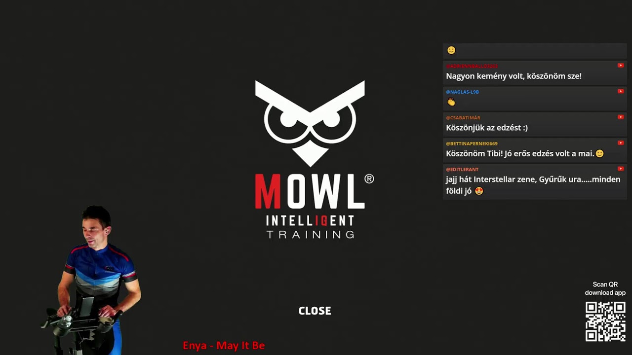 712. ÉLŐ Online SPINNING edzés Tibivel - Intelligent Cycling