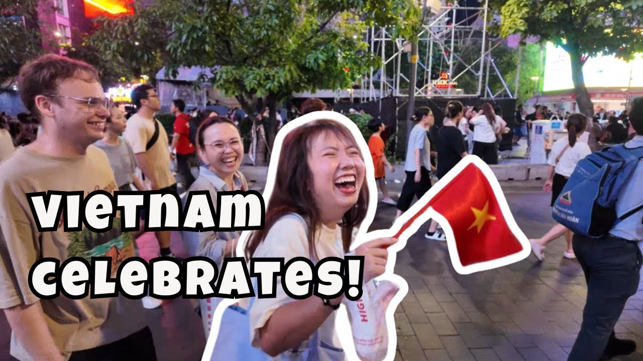SAIGON Streets ERUPT with Thousands in Reunification Practice Celebration