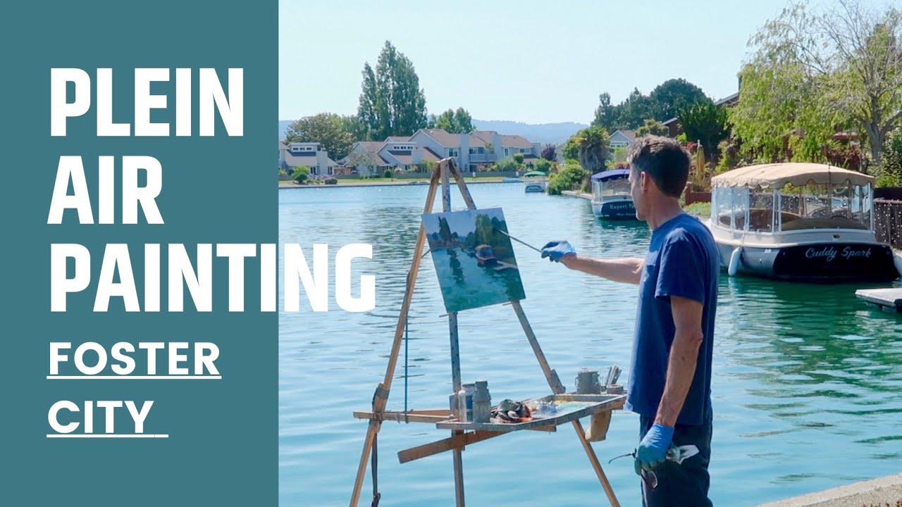 PLEIN AIR oil painting INSPIRED by Claude Monet