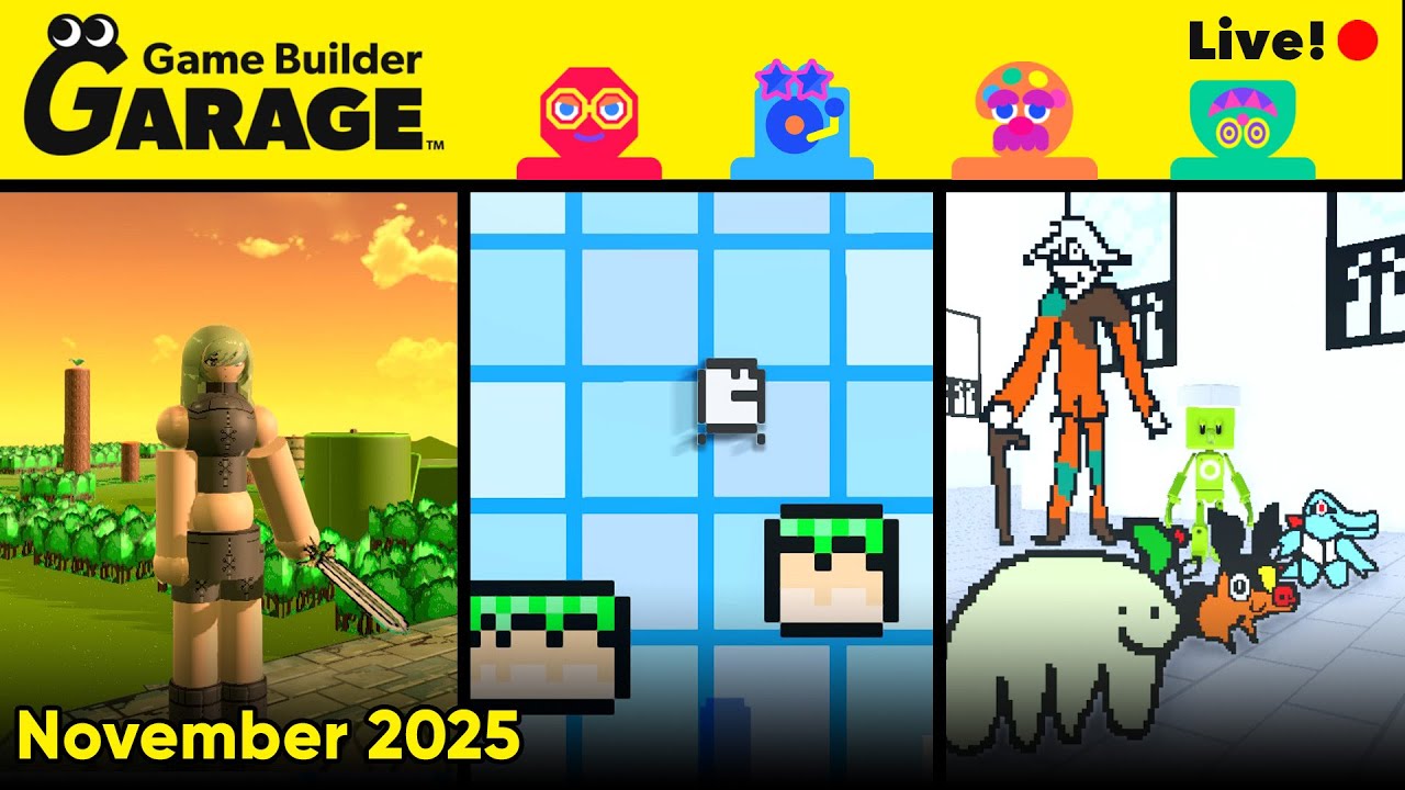 Game Builder Garage - Community Showcase Stream! - November 2025 | Live!