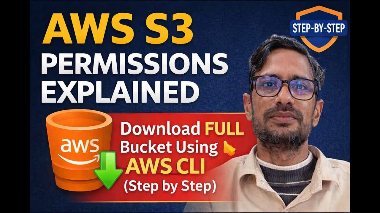 AWS S3 Permissions Explained | Download Full Bucket Using AWS CLI (Step by Step)