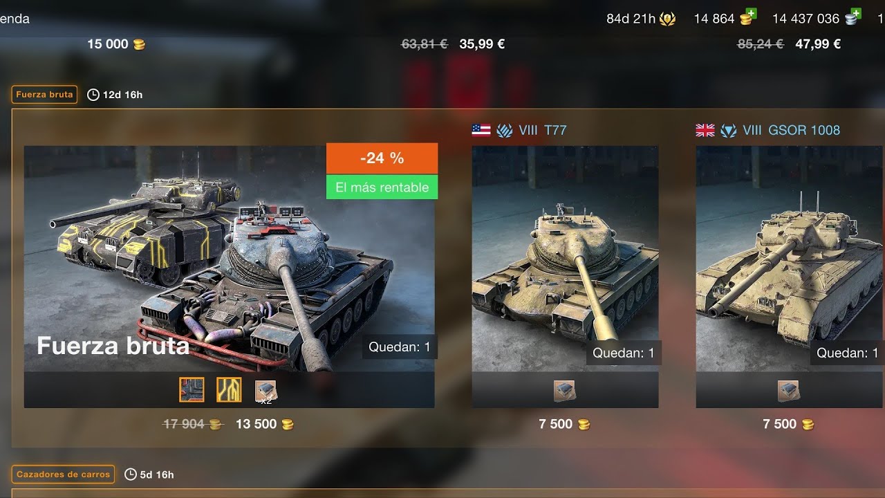 T77 y Gsor 1008 WotB - ¿Que Comprar En La Tienda World Of Tanks Blitz? #15