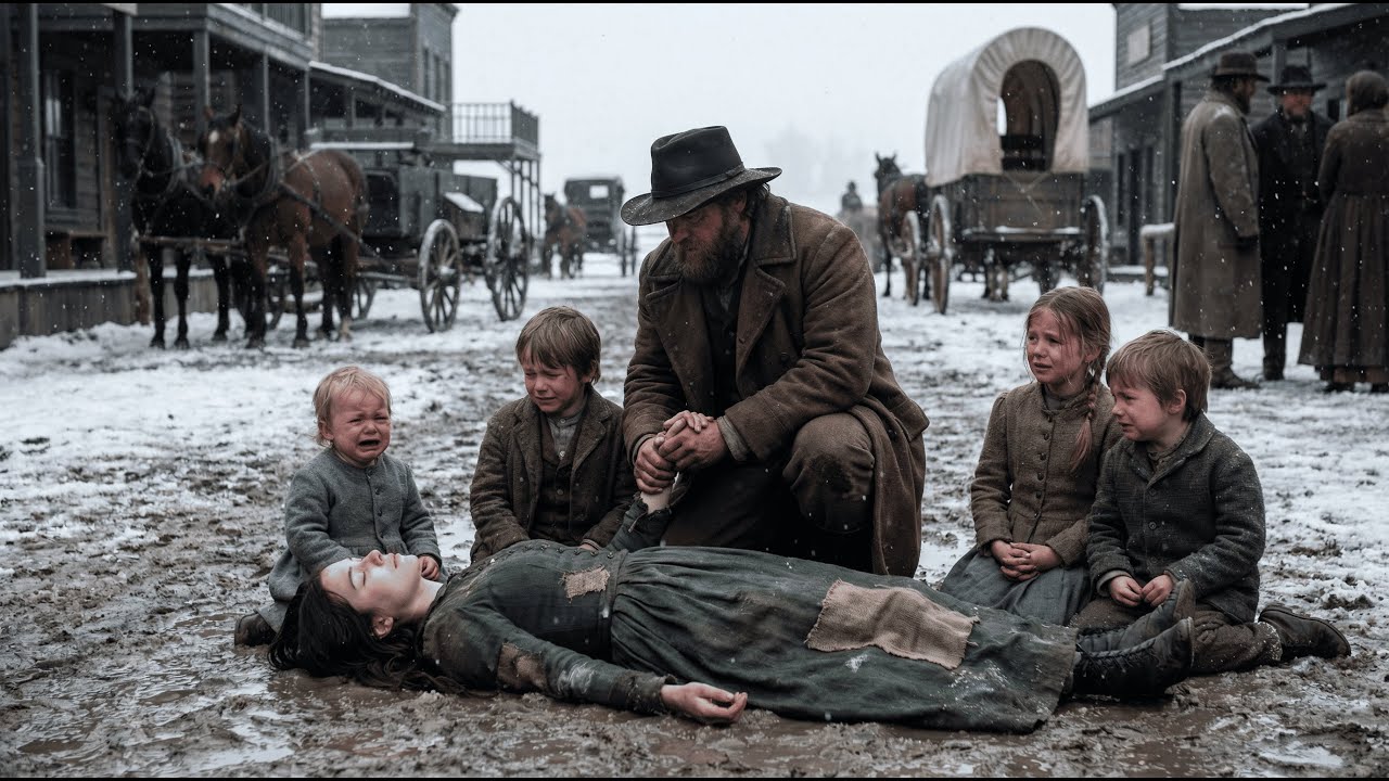 Children Left Frozen in the Rain — Until Cowboy Stood Between Them and Hell