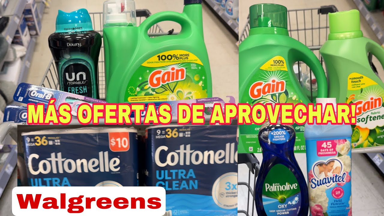 VAMOS POR GAIN Y MAS PRODUCTOS ECONÓMICOS A WALGREENS ! 3/1-3/7