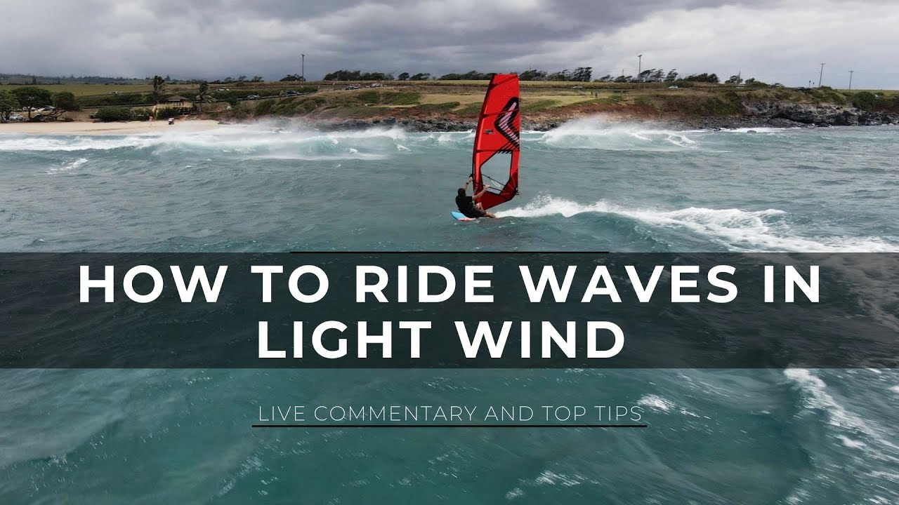 How to ride waves in light wind - Maui Raw footage - #TheMorisioVLOG22