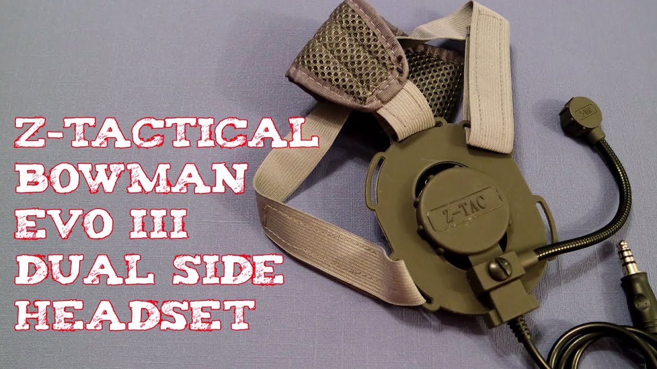 (Review) Z-Tactical Bowman Style EVO III Dual Side Headset OD