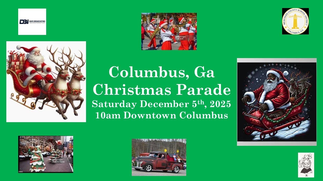 Come and enjoy the annual Christmas parade in Columbus, Ga