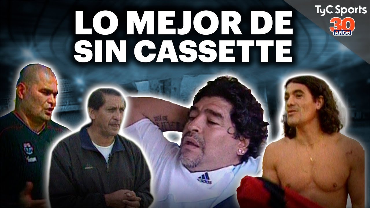 GRANDES MOMENTOS en SIN CASSETTE (parte 3) 🔥 MARADONA, ORTEGA, CHILAVERT, RAMÓN y +#30AñosTyCSports