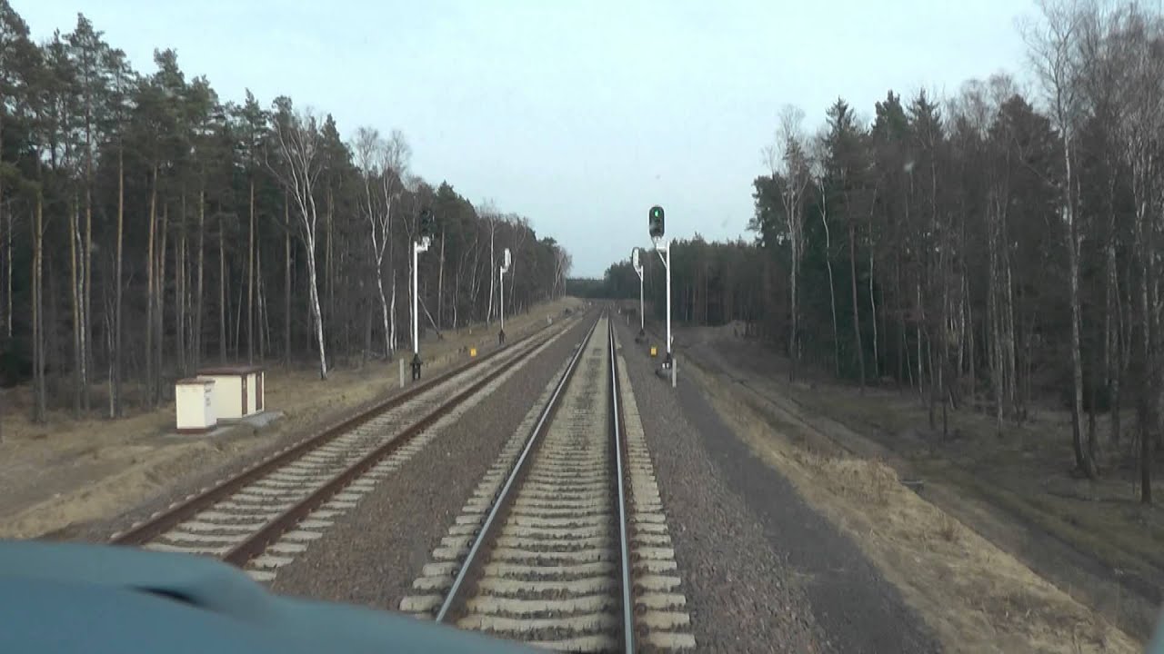 Linia kolejowa Görlitz - Bolesławiec führerstandsmitfahrt