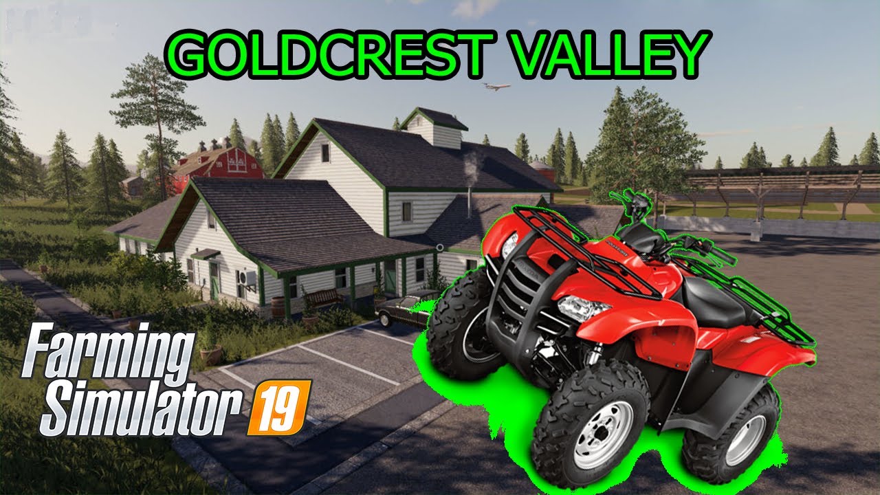 ROLE DE QUADRICICLO PELO MAPA GOLDCREST VALLEY | FARMING SIMULATOR 19