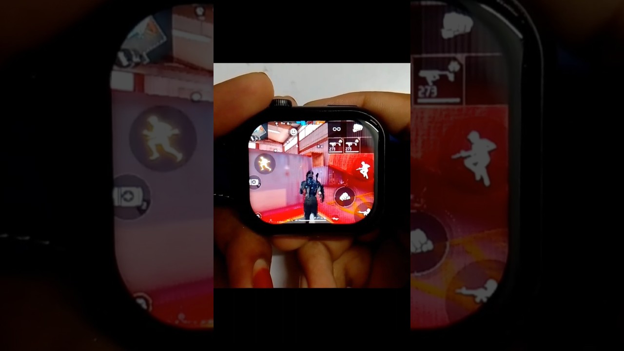 4G smartwatch ⚡ me 😀freefire 🤗 Handcam game play #freefire #smartwatch #gameplay