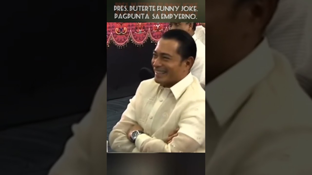 Pres. Duterte Funny Joke. Pagpunta sa Empyerno. DUTERTE'S FUNNY SPEACH