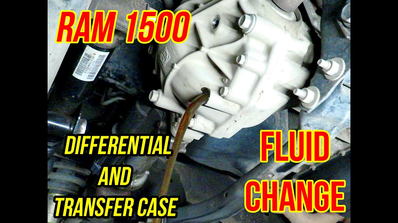 Ram 1500 2009-2018 | Rear and Front Differential and Transfer Case Fluid Change | Do It Yourself