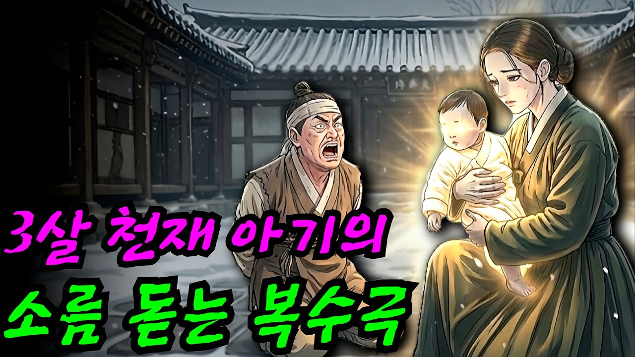 [기묘한 야담 36화] 전생을 기억하는 천재 아기가 몰락한 가문을 다시 일으킨 소름 돋는 방법 |야담|만담|전설|옛날이야기|수면용