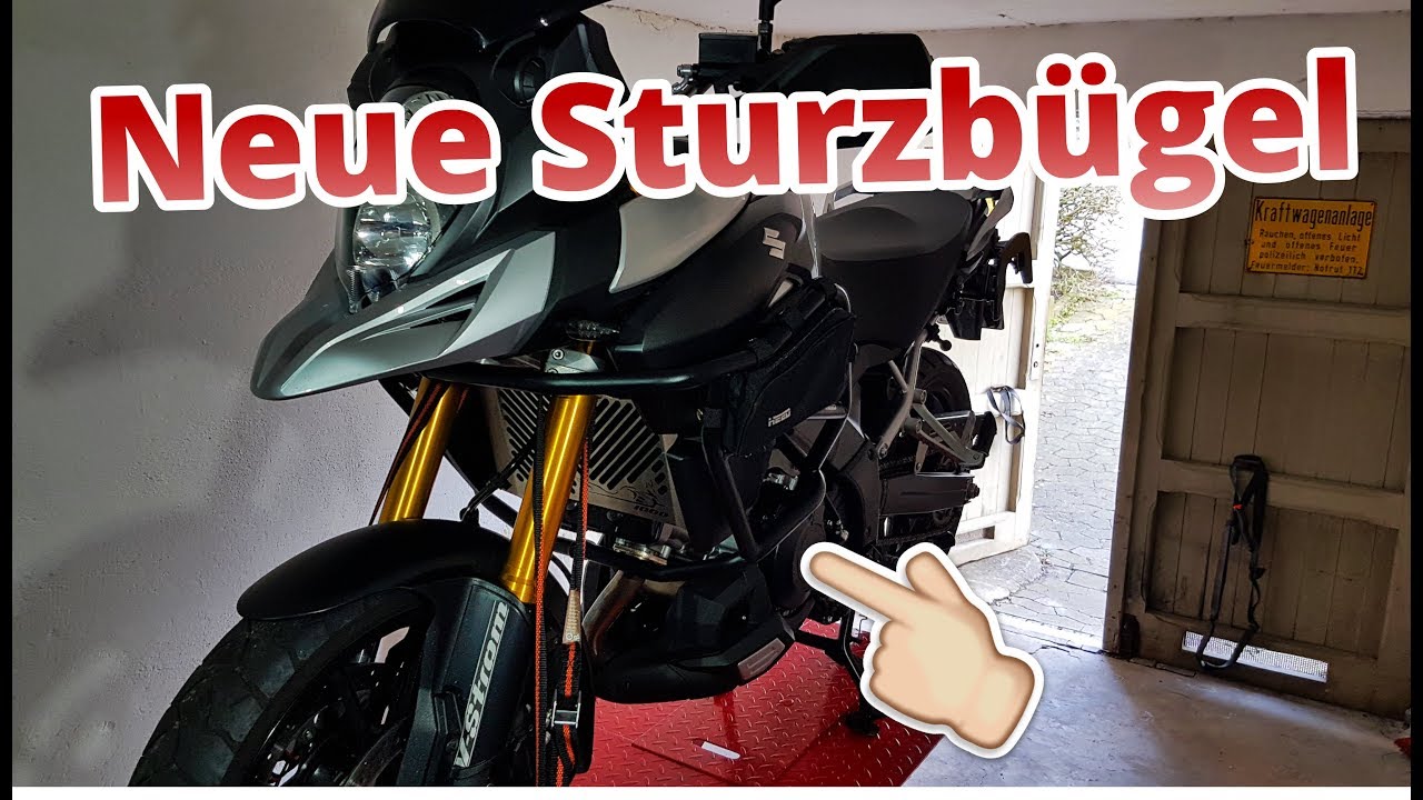 Hepco - Heed | Sturzbügel montieren | V-Strom 1000 | Garagenvlog #12