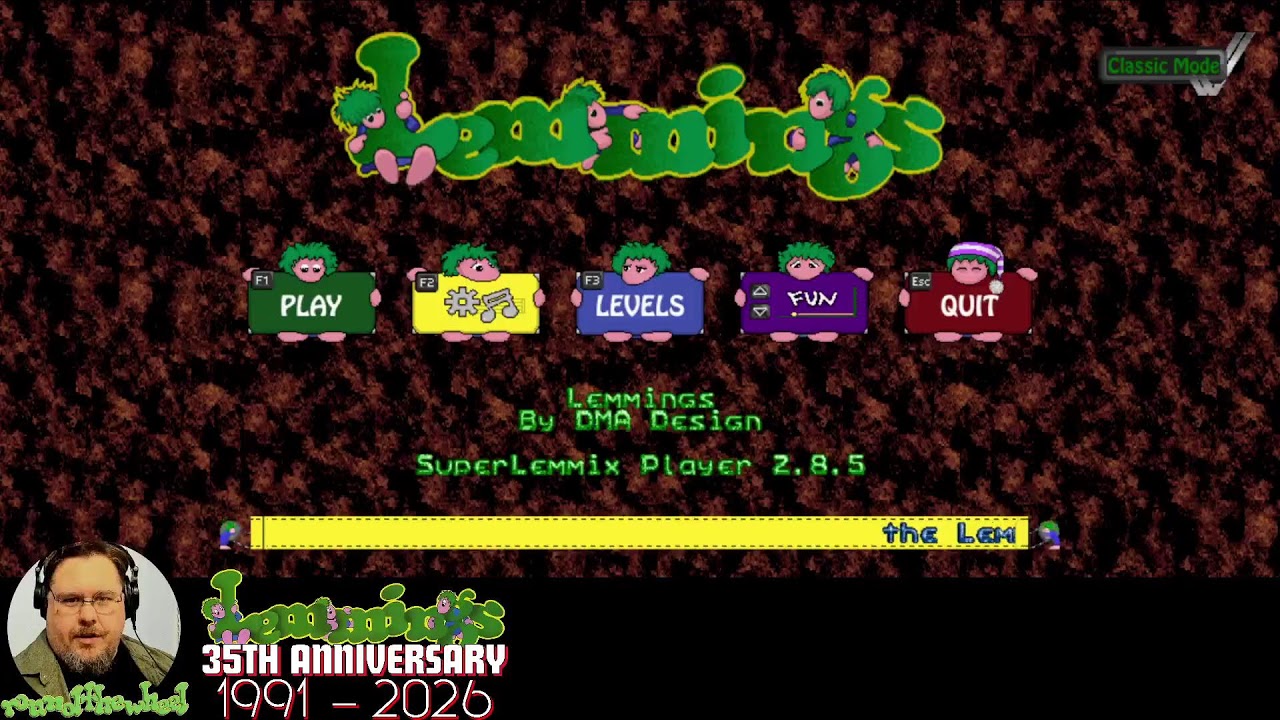 LEMMINGS 35TH ANNIVERSARY STREAM (2/14/26)