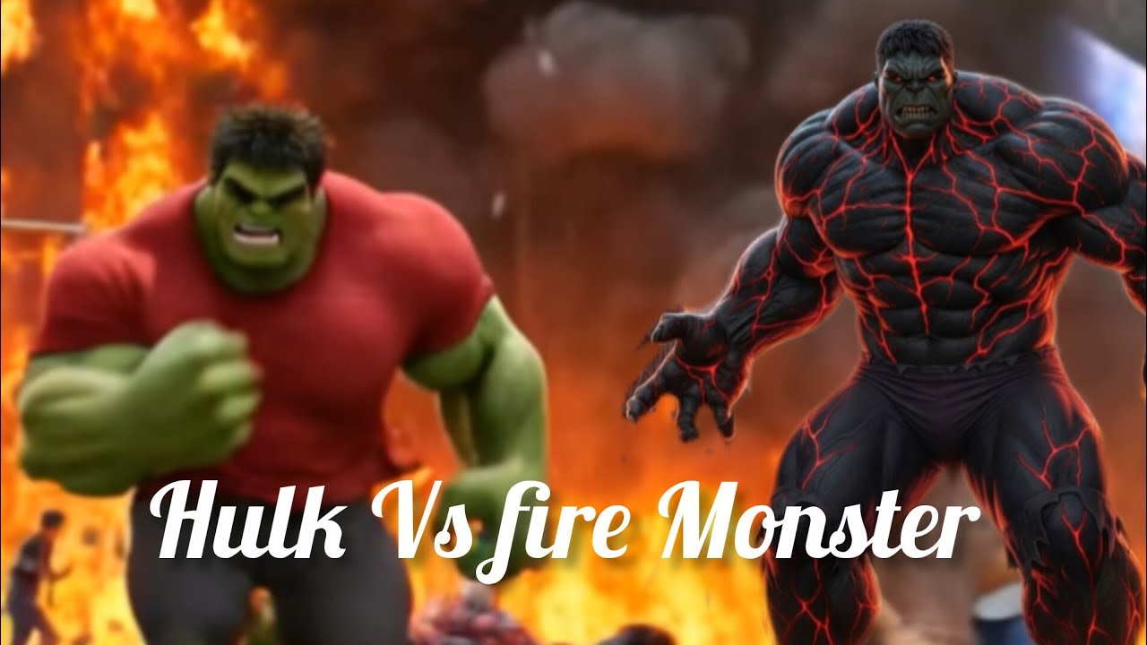 Epic Battle:Hulk Vs  fire Giant Monster 🔥