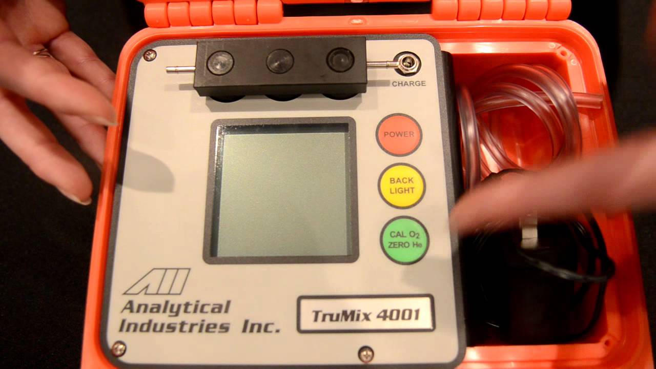 AII 4001 Helium Oxygen Trimix Analyzer by Analytical Industries Inc.