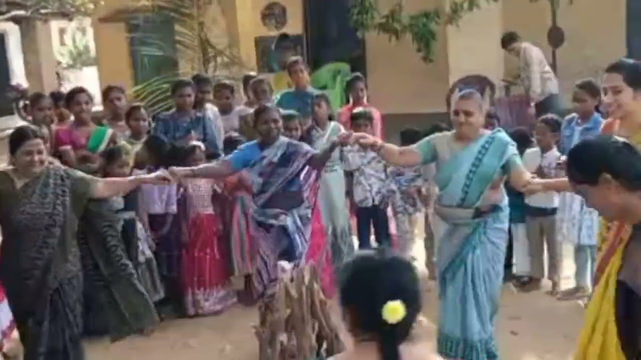 Sankranthi celebrations in ZPHS Ontimiddi