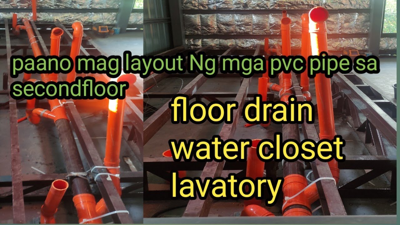 paano mag abang Ng mga pvc pipe sa secondfloor