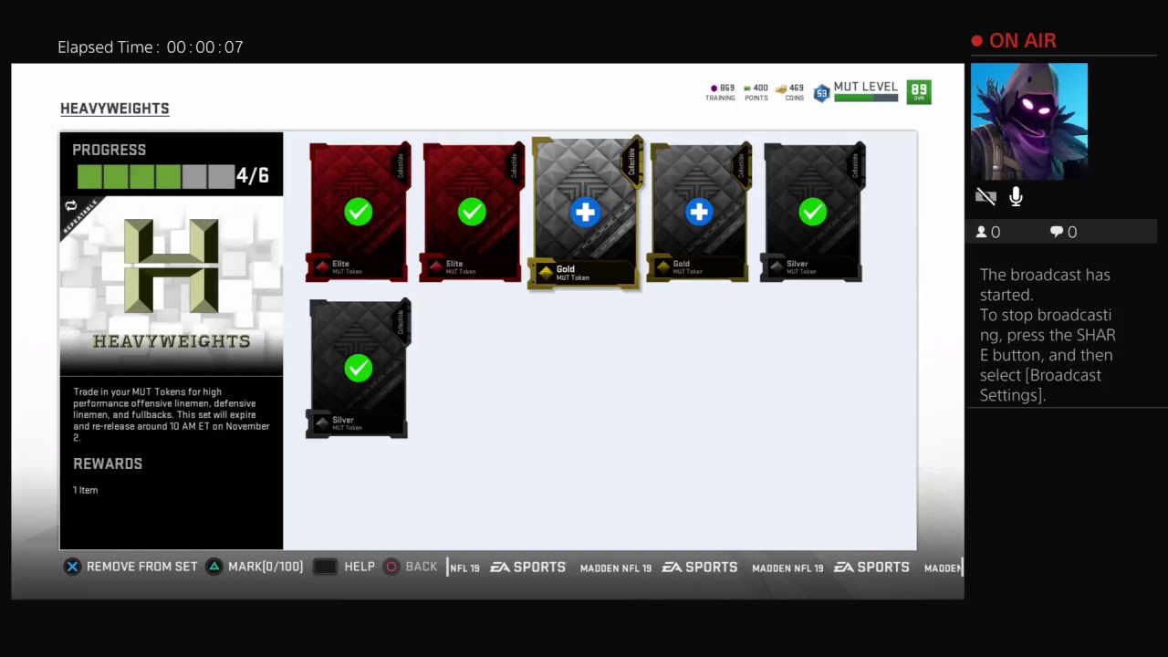 Heavyweight Pack MUT 19